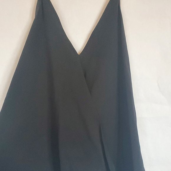 Chelsea Flower Black Tank Top Blouse - Picture 1 of 4